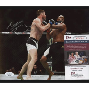 Michael Bisping Signed 8x10 UFC Photo AUTO W/ JSA COA